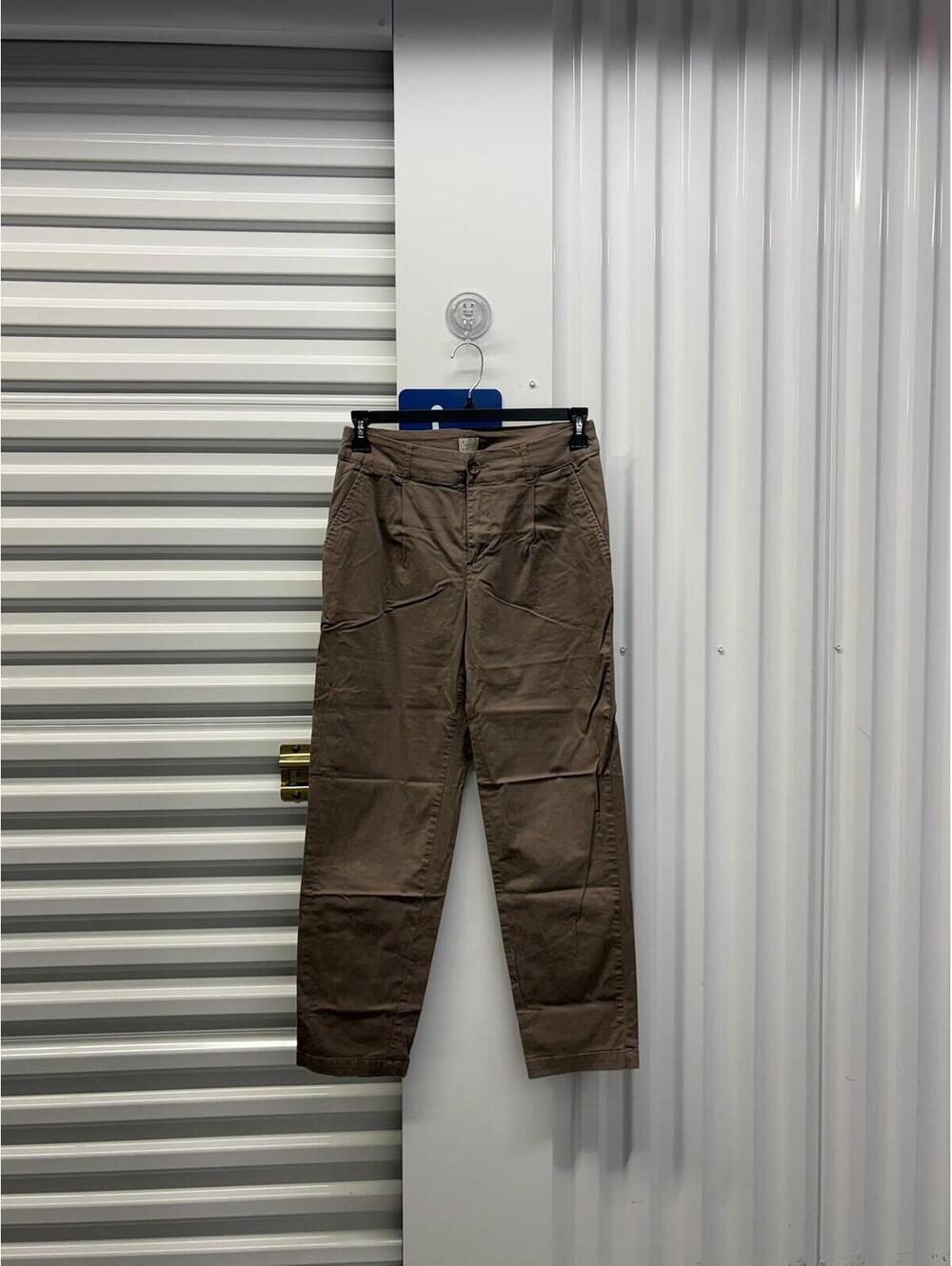 A New Day Women’s Size 8 A New Day Brown Chino Pants Stretch Cotton